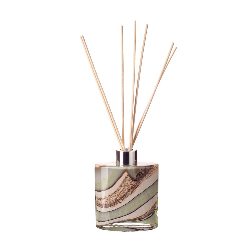 Amelia Art Glass Smoked Meadows Small Ellipse Reed Diffuser £16.19
